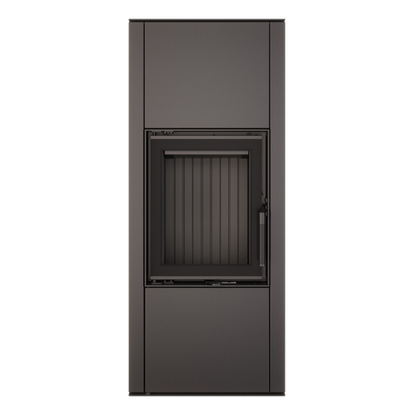 Сталева піч камін SAVEN Vatra L 40x50 ECO 6.6 кВт на дровах (чорний шамот) SV/L/40/50/BL фото