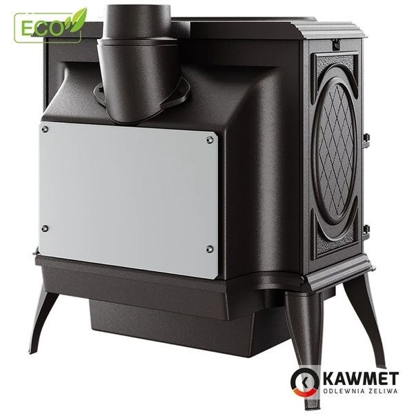 Чугунная печь-камин KAWMET Premium ARES S7 ECO 11,3 кВт на дровах S7 фото