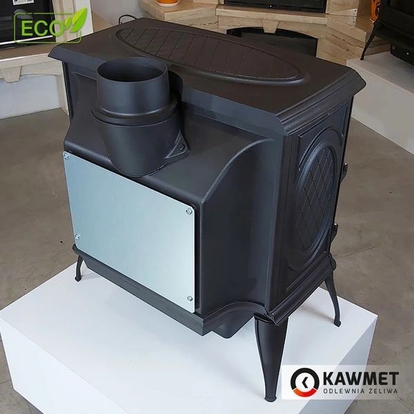 Чугунная печь-камин KAWMET Premium ARES S7 ECO 11,3 кВт на дровах S7 фото