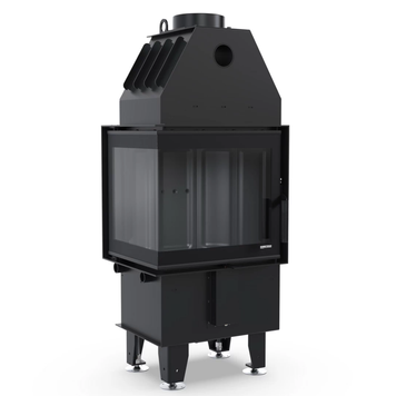 Стальная каминная топка DEFRO HOME INTRA XSM BL MINI 8,3 кВт (черный шамот) KOM-PR-XSM-BL-MINI-black clam фото