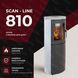 Сталева піч-камін Heta Scan-Line 810 6,8 кВт на дровах (Soapstone) 80450100/KON1201 фото 4