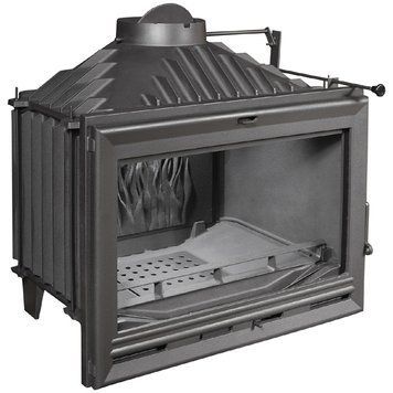 Чугунная каминная топка UNIFLAM 700 OPTION ECO 10 кВт с шибером 3126 фото
