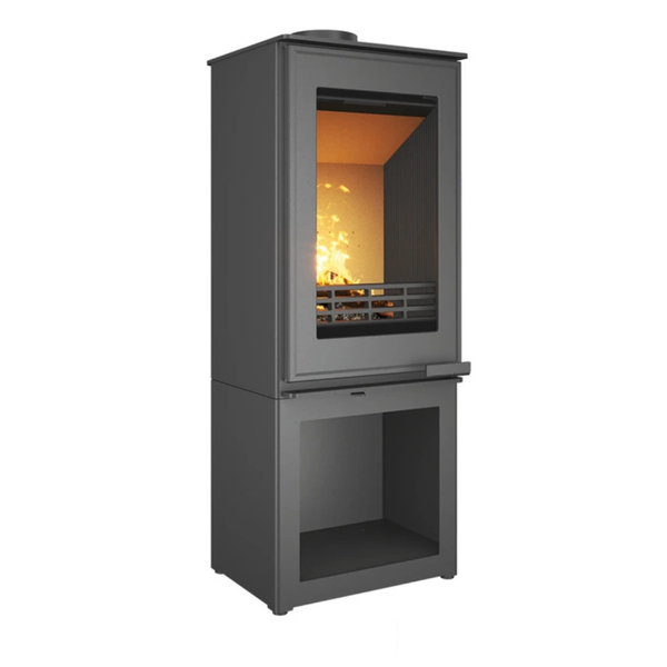 Сталева піч-камін KAWMET VENUS S16 S-Box ECO 9.5 кВт з боксом для дров WS16-SBox фото