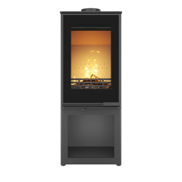 Сталева піч-камін KAWMET VENUS S16 S-Box Decor ECO 9.5 кВт з боксом для дров WS16-SBox-Decor фото