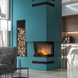 Стальная каминная топка DEFRO HOME INTRA XSM BP MINI 8,3 кВт (черный шамот) KOM-PR-XSM-BP-MINI-black clam фото 2