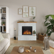 Каминокомплект Tagu ROLF PowerFlame с обогревом (белый) M470WH2-23PF1A фото 9