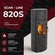 Стальная печь-камин Heta Scan-Line 820S 6,8 кВт на дровах (Steel) 80450300 фото 4