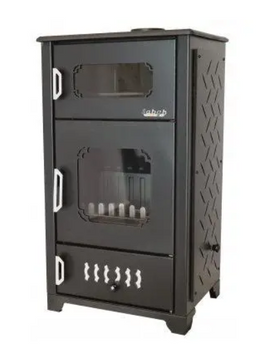 Кухонная печь на дровах SABAH S100 BLACK 13,3 кВт с варочной поверхностью и духовкой S100 BLACK фото