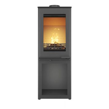 Сталева піч-камін KAWMET VENUS S16 L-Box ECO 9.5 кВт з боксом для дров WS16-LBox фото