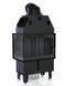 Стальная каминная топка DEFRO HOME INTRA SM BL MINI 10 кВт (черный шамот) KOM-PR-SM-BL-MINI-black clam фото 1