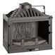 Чавунна камінна топка UNIFLAM 700 STANDART ECO LB 14 кВт з шибером і кутовим склом 3128 фото 2