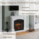 Каминокомплект Tagu MAGNA PowerFlame 2 с обогревом (белый) FM464-WH1 фото 7