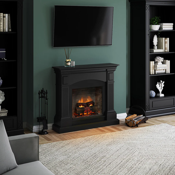 Каминокомплект Tagu MAGNA PowerFlame 2 с обогревом (черный) FM464-BL1 фото
