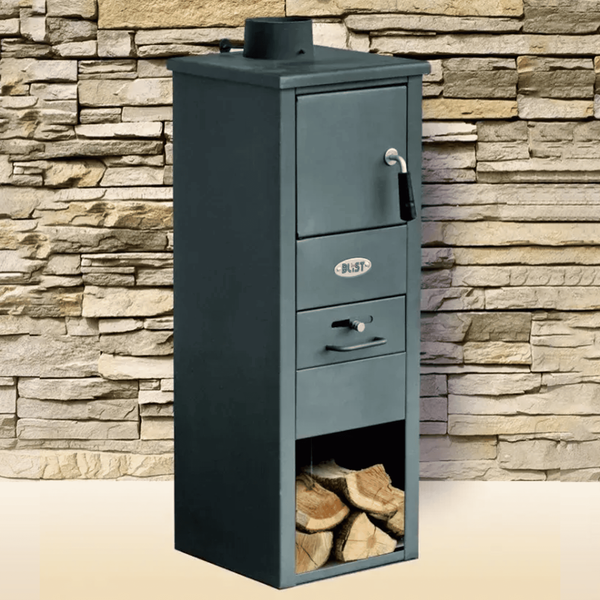 Отопительная печь-буржуйка BLIST Ekonomik LM 6 кВт на дровах 5173 фото
