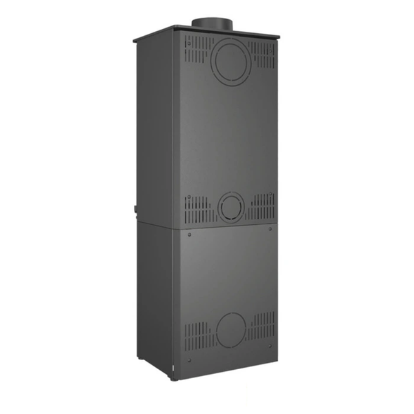 Сталева піч-камін KAWMET VENUS S16 L-Box Decor ECO 9.5 кВт з боксом для дров WS16-LBox-Decor фото