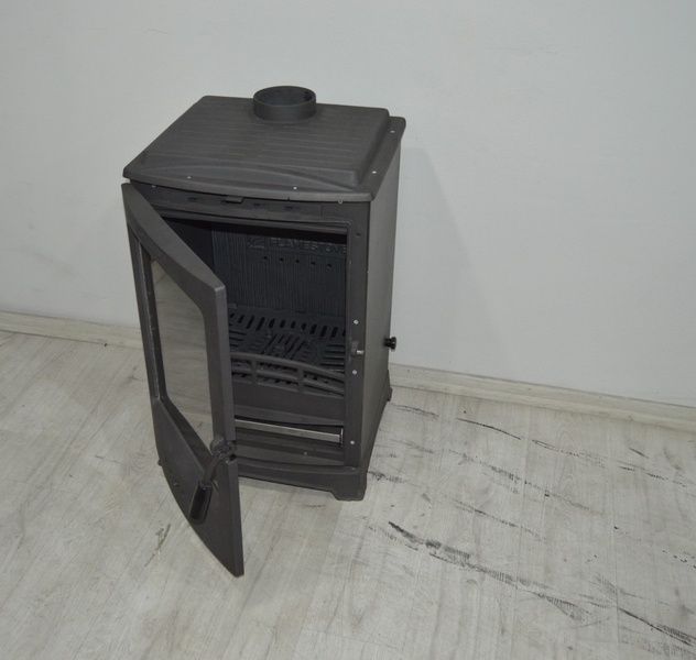 Чавунна піч-камін FLAME STOVE LODI KLASIK на дровах 5 кВт FS-201 фото