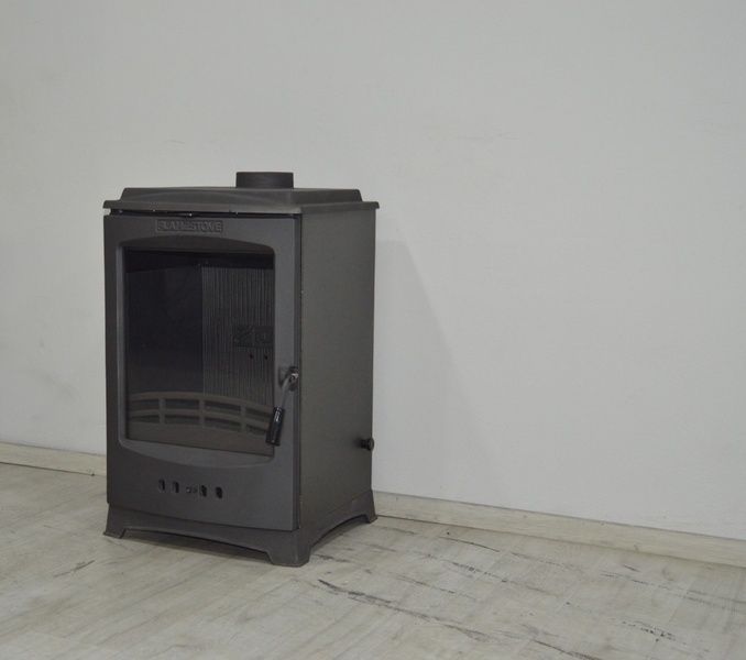 Чавунна піч-камін FLAME STOVE LODI KLASIK на дровах 5 кВт FS-201 фото