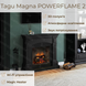 Каминокомплект Tagu MAGNA PowerFlame 2 с обогревом (черный) FM464-BL1 фото 7