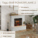 Каминокомплект Tagu ROLF PowerFlame 2 с обогревом (белый) M470WH2-E621EU фото 9
