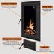 Комплект чугунных дверец Iron Fire Brown 440x640 мм для камина/барбекю с огнеупорным стеклом Robax + поддувальная Style 35 315х180 мм 1479 фото 5