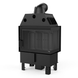 Стальная каминная топка DEFRO HOME INTRA SM BP 10 кВт (черный шамот) KOM-PR-SM-BP-black clam фото 1