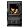 Чугунная дверца Iron Fire Aventa 295x500 мм для печи/барбекю с огнеупорным стеклом Robax 1127 фото