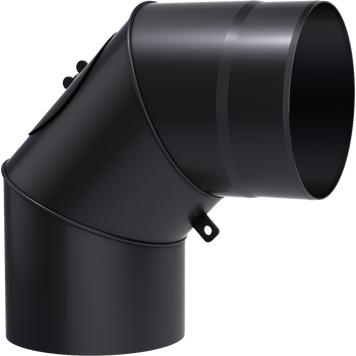 Сталеве коліно регульоване для димоходу Stahl System 120/90 2 мм KS120/90R фото