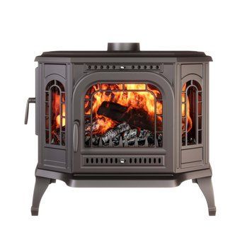 Чугунная печь-камин KAWMET P7 10.5 кВт на дровах KAW-MET P7 10.5KW/LB/ECO фото