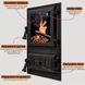 Чугунная дверца Iron Fire Aventa 295x500 мм для печи/барбекю с огнеупорным стеклом Robax 1127 фото 5