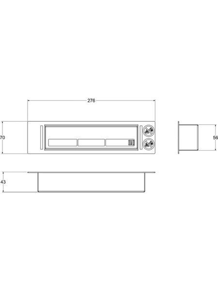 Горелка для биокамина Aflamo Burner 28 Burner 28 фото