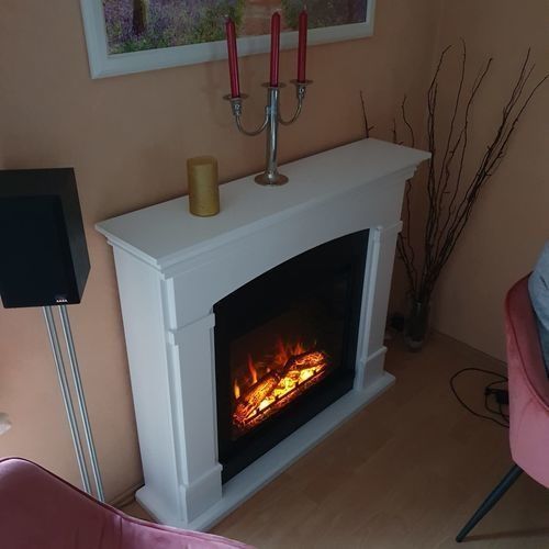 Каминокомплект Tagu Helmi с обогревом (белый) FM463-WH1-23PF1A фото