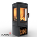 Чугунная печь камин Ravan Elara 10 кВт на дровах 5290 фото 2
