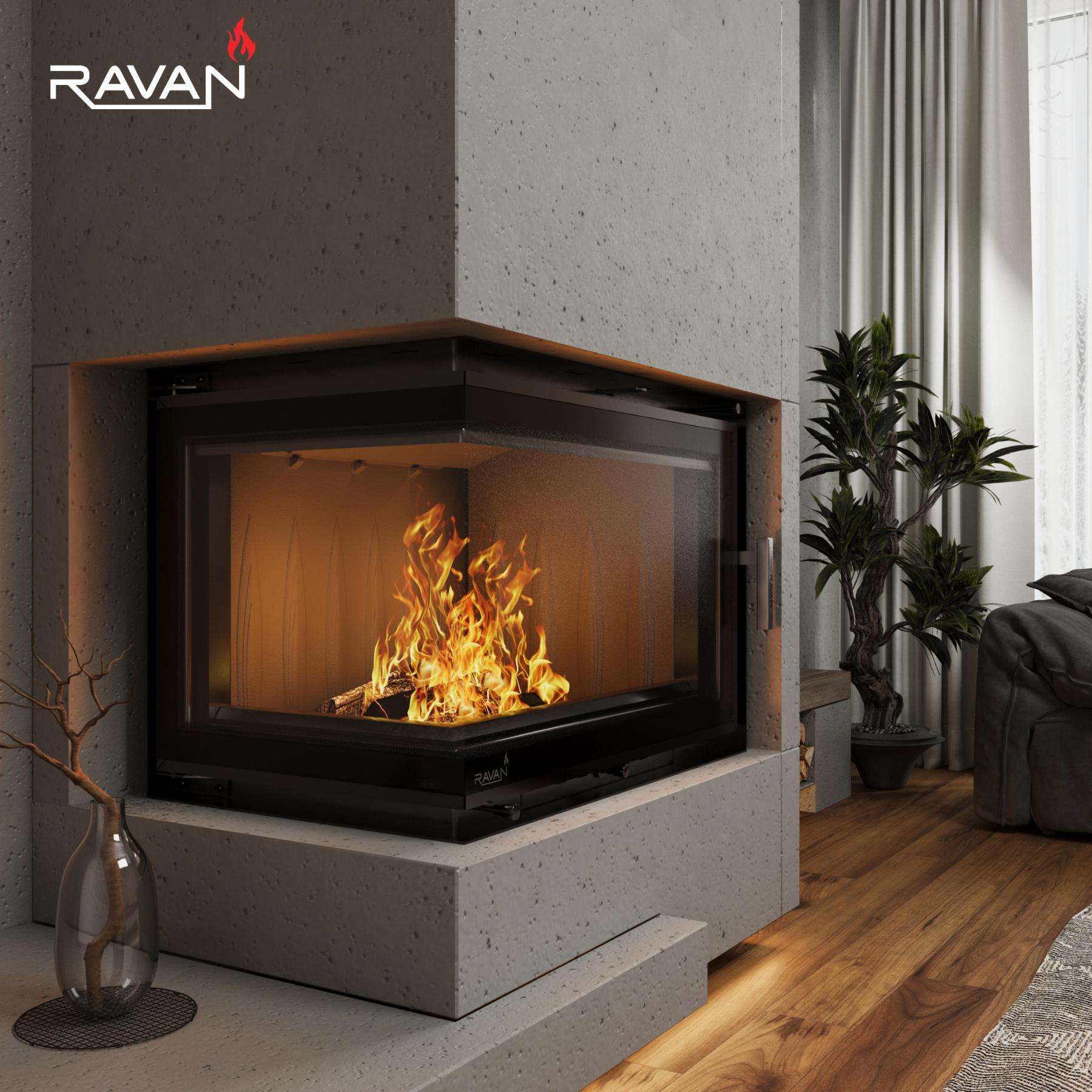 Переваги камінної топки Ravan IMPERIAL 700 L