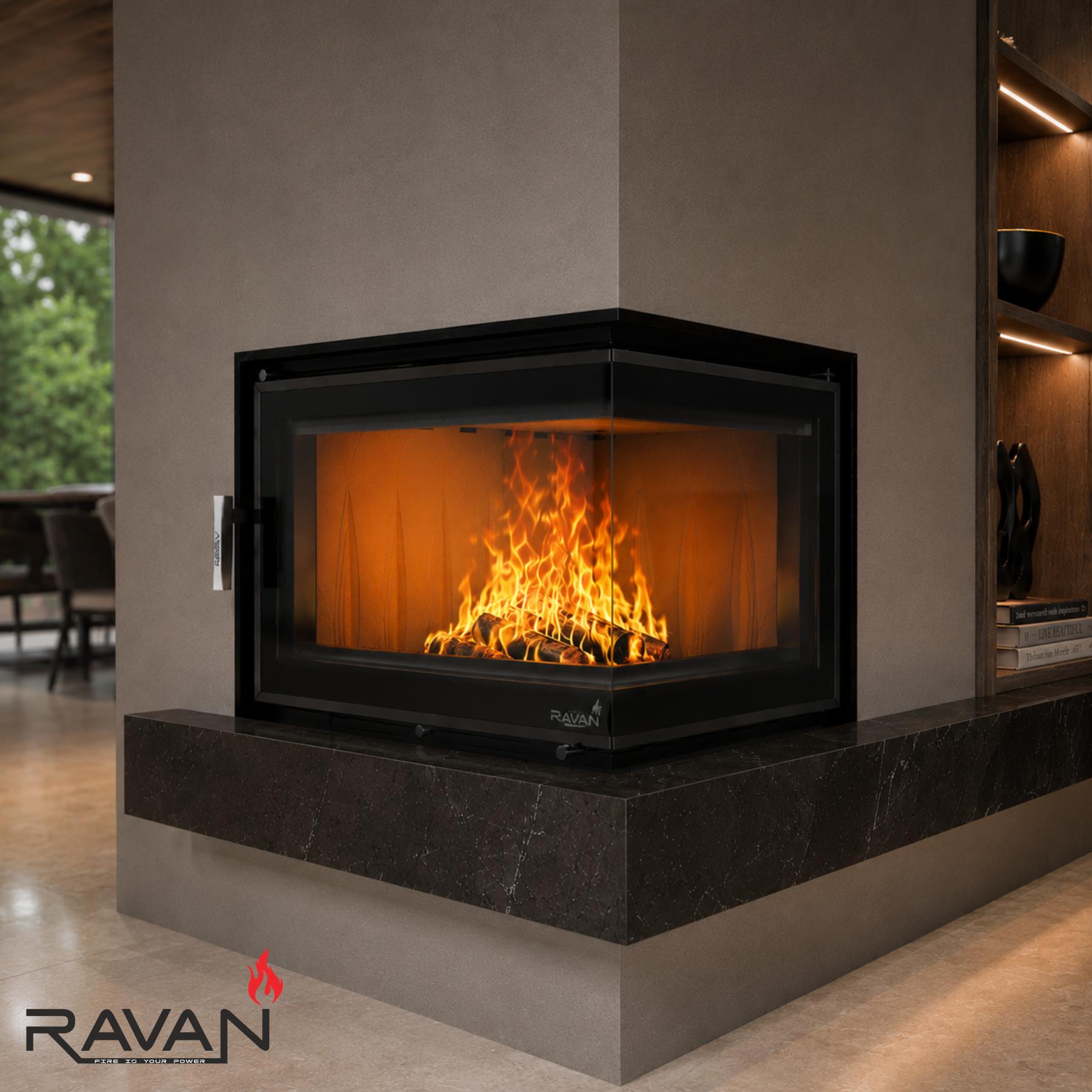 Переваги камінної топки Ravan IMPERIAL 600 R