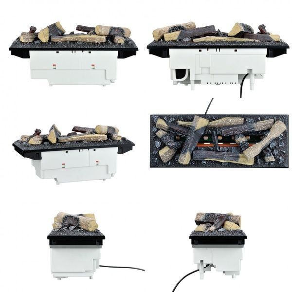 Паровий електрокамін Dimplex Cassette 600 LED LOG з дровами CAS400LNH-INT/600L-Logbed фото