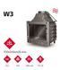 Чавунна камінна топка KawMet W3 16.7 кВт з трьохстороннім склом KAW-MET W3 PLB фото 2
