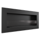 Настенный биокамин Kratki DELTA 2 SLIM со стеклом (черный) DELTA2/CZARNY/SLIM/PRZESZKLENIE фото 1