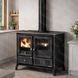 Кухонная печь на дровах La Nordica GARDENIA 9,5 кВт (STEEL Anthracite Black) 3000930 фото 3