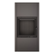 Стальная печь камин SAVEN Vatra XL 50x50 ECO 8.4 кВт на дровах (черный шамот) SV/XL/50/50/BL фото 5