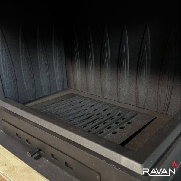 Чавунна камінна топка Ravan IMPERIAL 700 R на дровах 16 кВт 3177 фото