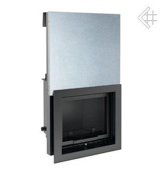 Чугунная каминная топка KRATKI AMELIA PW 30 G 28 кВт с водяным контуром и гильотиной AMELIA/PW/30/G/W фото