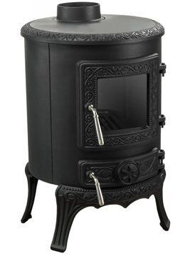 Чугунная печь-камин Nordflam PALESTRO на дровах 7,6 кВт (черная) Nordflam PALESTRO BLACK фото