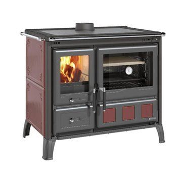 Кухонна піч на дровах La Nordica GARDENIA XXL 10,5 кВт (CERAMICA Bordeaux) 3007200 фото