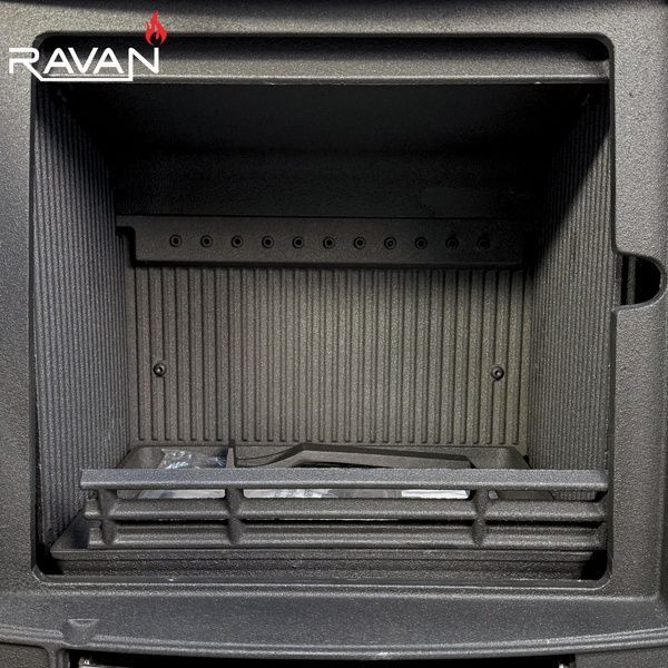Чавунна піч камін Ravan Arne 8 кВт на дровах 5279 фото
