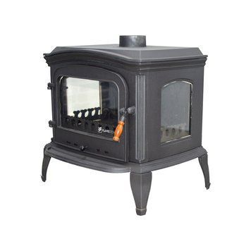 Чавунна піч-камін FLAME STOVE ALTARA LUX на дровах 10 кВт FS-032 фото