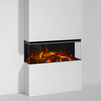 Трехсторонний электрокамин La Nordica LUMEN 870 с обогревом (2в1 на стену/в нишу) 3005740 фото
