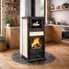 Чавунна піч-камін La Nordica ROSSELLA PLUS FORNO 9,4 кВт з духовкою (CERAMICA Liberty Panna) 3009902 фото 3