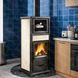 Чавунна піч-камін La Nordica ROSSELLA PLUS FORNO 9,4 кВт з духовкою (CERAMICA Liberty Panna) 3009902 фото 2
