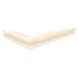 Кутова вентиляційна решітка для каміна SAVEN Loft Angle 60х600х400 права (кремовий) Loft/NP/6/60/40/С фото