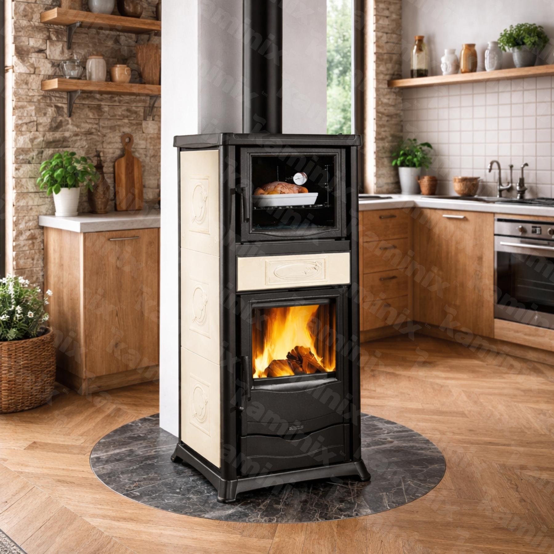 La Nordica Rossella Plus Forno піч камін з духовкою